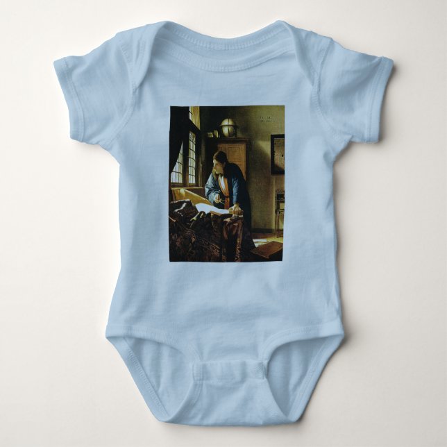 Johannes Vermeers The Geographer (circa 1669) Tee (Framsida)