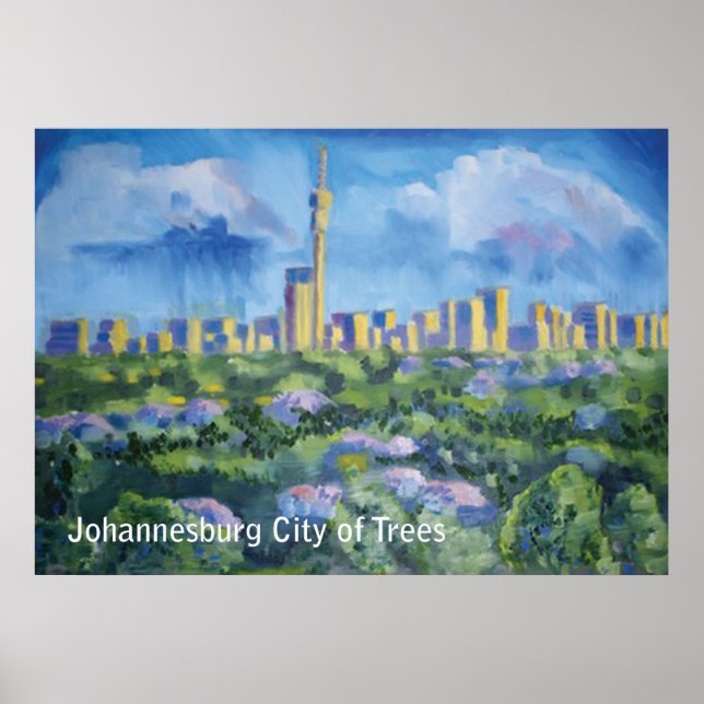 Johannesburg City of Träd Poster (Framsidan)