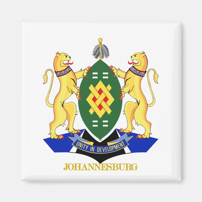 Johannesburg COA Magnet (Framsidan)
