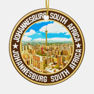 Johannesburg Julgransprydnad Keramik