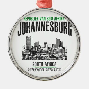 Johannesburg Julgransprydnad Metall