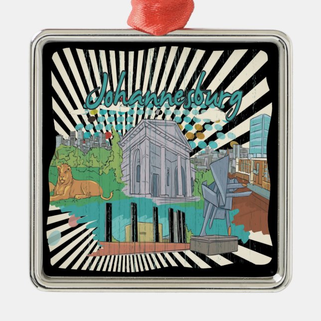 Johannesburg Julgransprydnad Metall (Framsidan)