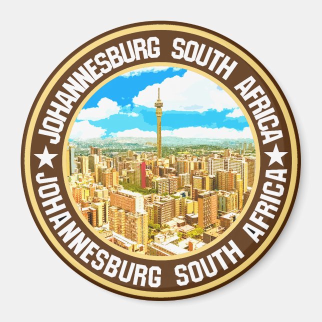 Johannesburg Magnet (Framsidan)