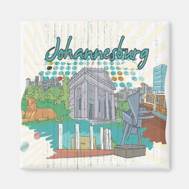 Johannesburg Magnet (Framsidan)