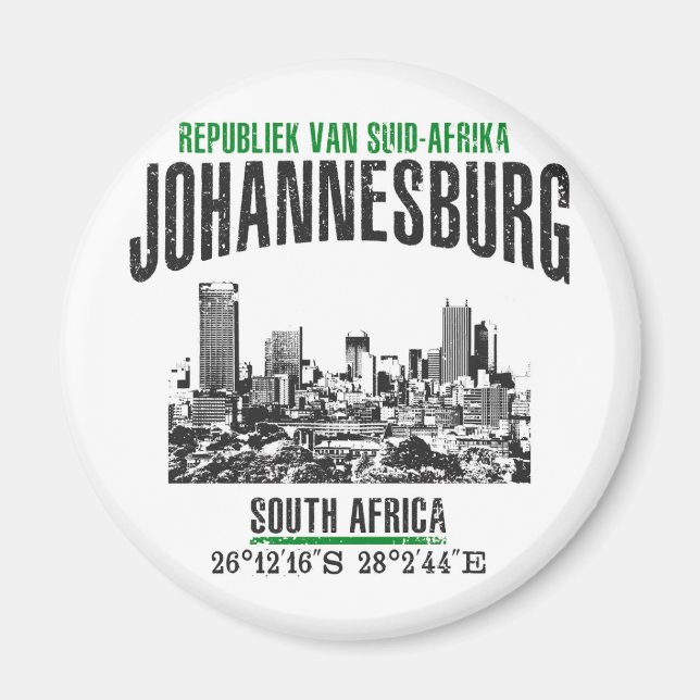 Johannesburg Magnet (Framsidan)