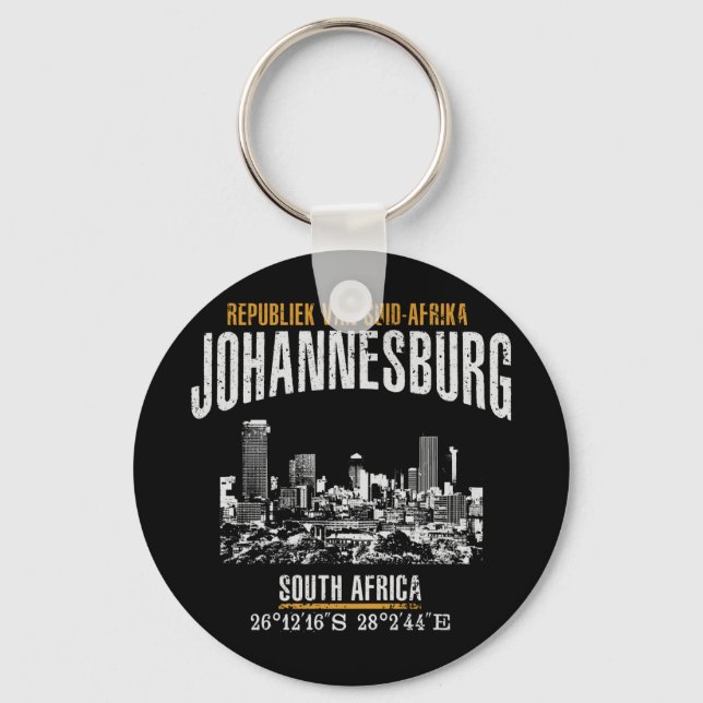 Johannesburg Nyckelring (Framsida)