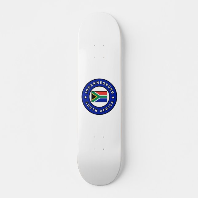 Johannesburg Sydafrika Old School Skateboard Bräda 18 Cm (Framsida)