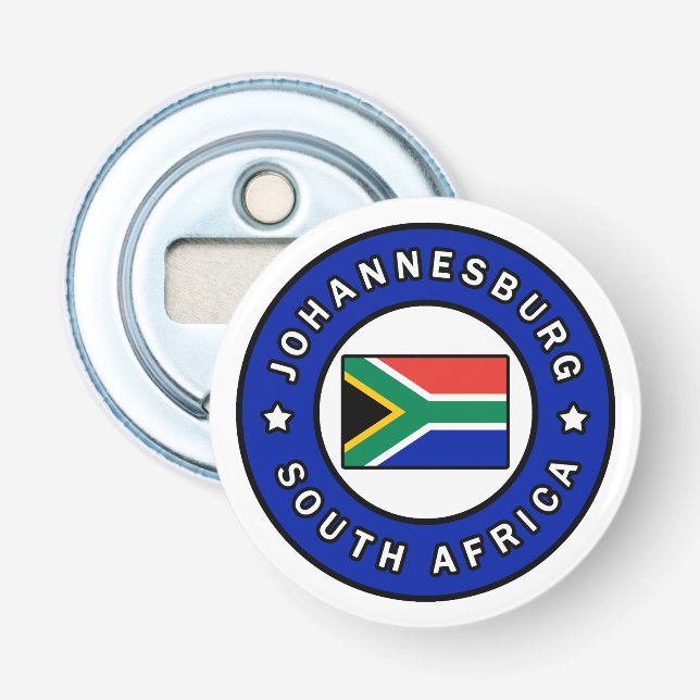 Johannesburg SydAfrikan Flasköppnare (Framsidan)