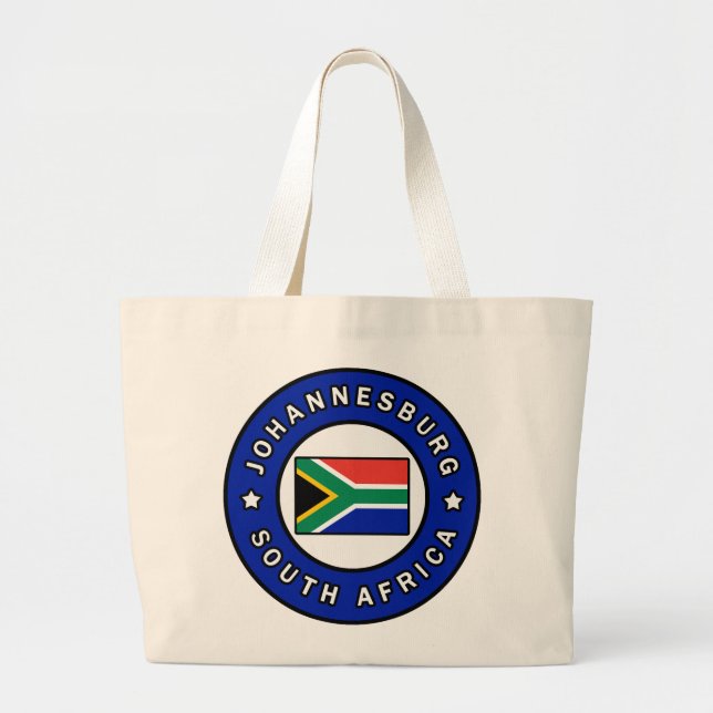 Johannesburg SydAfrikan Jumbo Tygkasse (Framsidan)