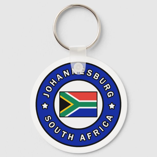 Johannesburg SydAfrikan Nyckelring (Framsida)