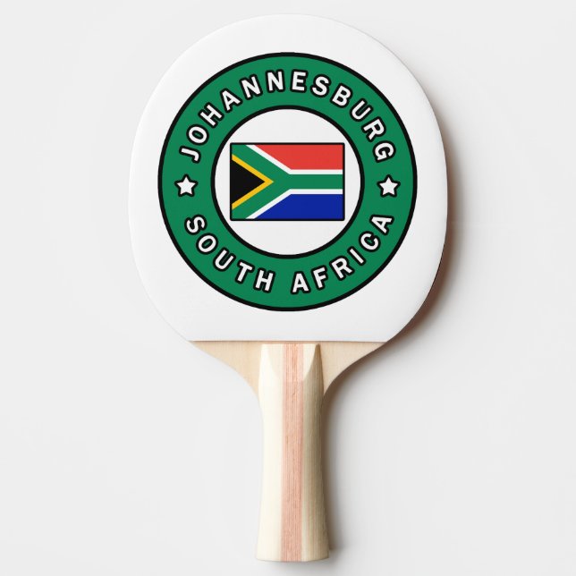 Johannesburg SydAfrikan Pingisracket (Framsidan)