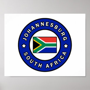 Johannesburg SydAfrikan Poster