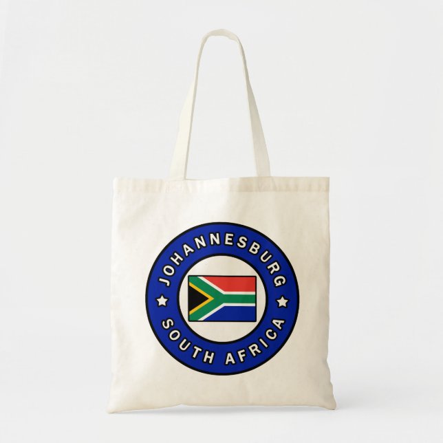 Johannesburg SydAfrikan Tygkasse (Framsidan)