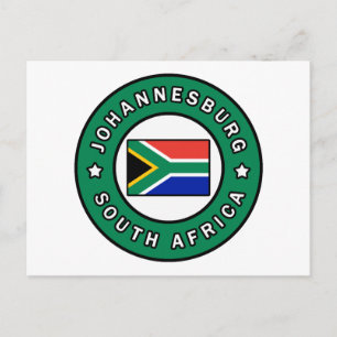Johannesburg SydAfrikan Vykort