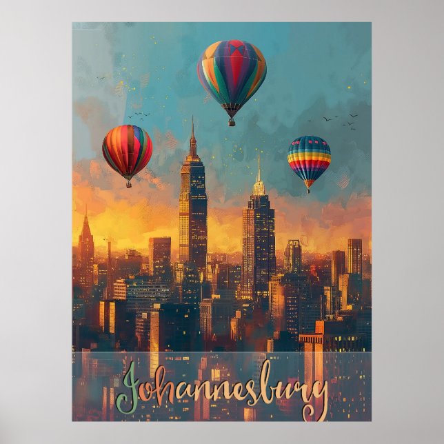 Johannesburgs Vintage Poster (Framsidan)