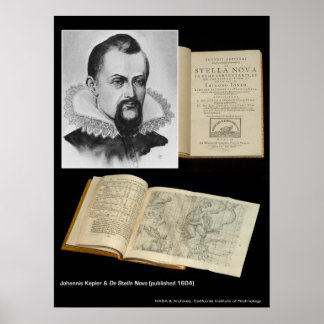 Johannis Kepler och De Stella Nova Poster
