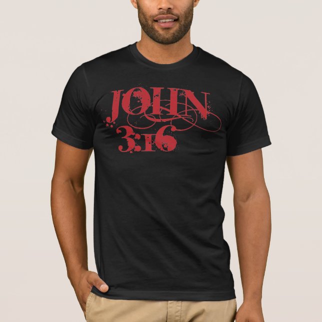 John3:16 Shirt Tröja (Framsida)