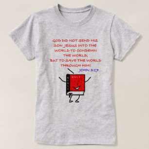 John3:17-Jesus Kom inte att fördöma utan till Spar T Shirt