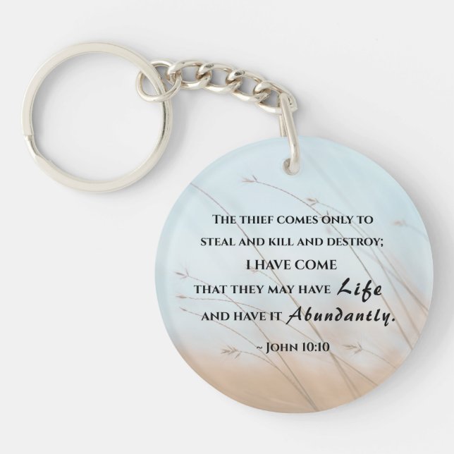 John 10:10 Jag har kom att de kan ha liv (Framsidan)