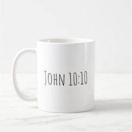 John 10:10-muggen kaffemugg