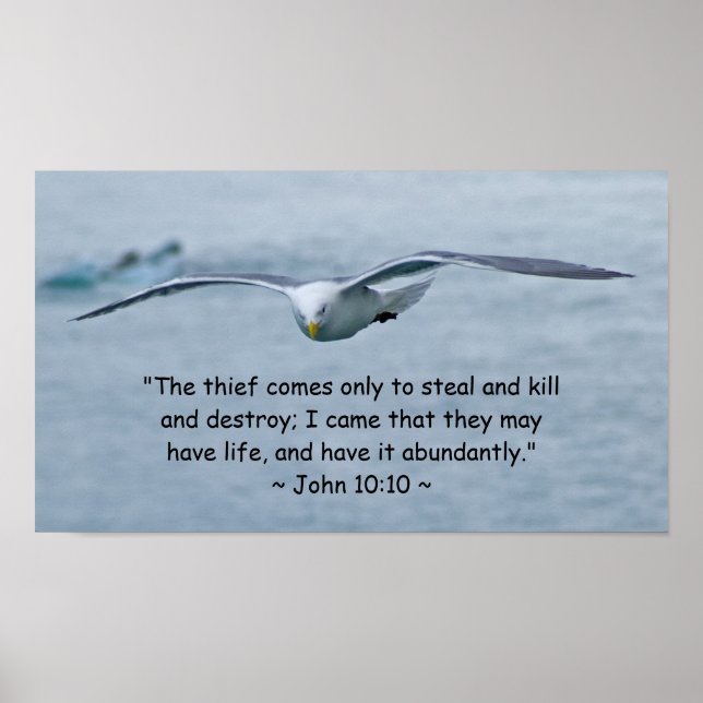 John 10:10 Poster (Framsidan)