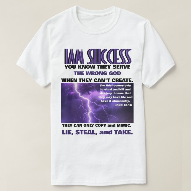 JOHN 10:10 T SHIRT (Design framsida)