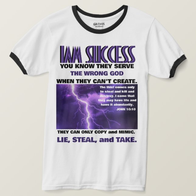 JOHN 10:10 T SHIRT (Design framsida)
