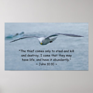 John 10:10affisch poster
