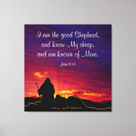 John 10:14 canvastryck