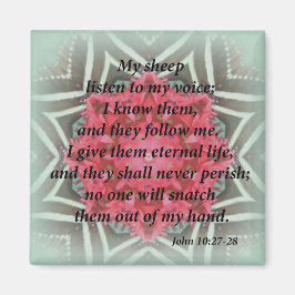 John 10:27-28 magnet