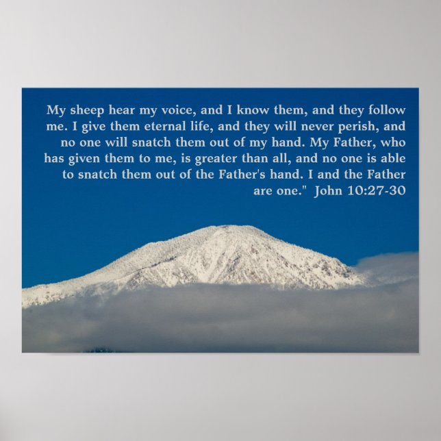 John 10:27-30 poster (Framsidan)
