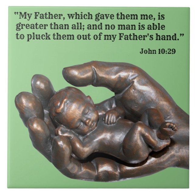 John 10:29 MEST POPULÄRA BAKGRUND Kakelplatta (Framsidan)