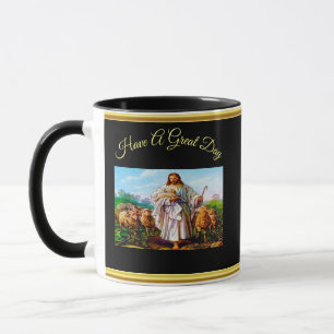 John 10:7-21 Jag är Bra Shepherd Mugg