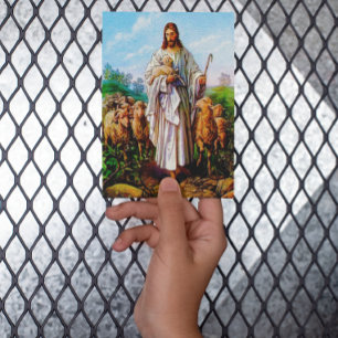 John 10:7-21 Jag är Bra Shepherd-vykort Vykort