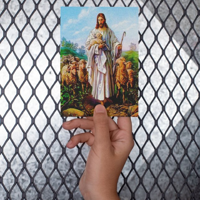 John 10:7-21 Jag är Bra Shepherd-vykort Vykort (Skapare uppladdad)