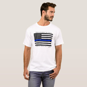 John 13:15 - den tunna blålinjen t-shirt