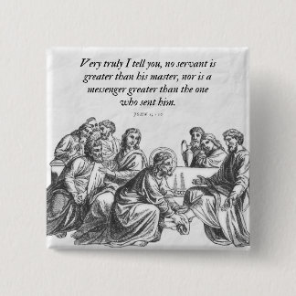 John 13:16 Jesus och 12 Disciples Christian Bible Knapp