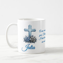 John 13:34 Personlig Ros kaffemugg