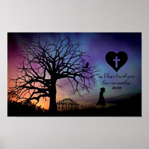 John 13:34 poster