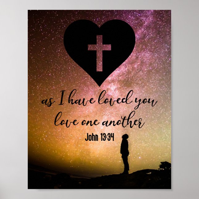 John 13:34 poster (Framsidan)