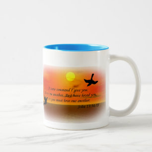 John 13:34kärlek en another mugg