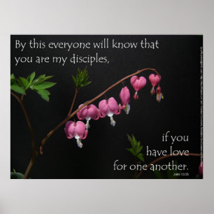 John 13:35 - Kärlek för varandra Poster