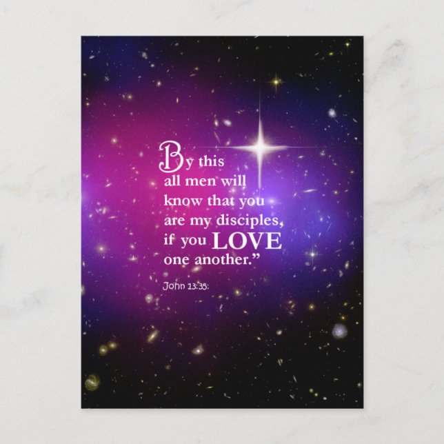 John 13:35 vykort (Framsida)