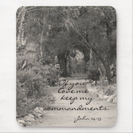 John 14:15 väg-foto musmatta