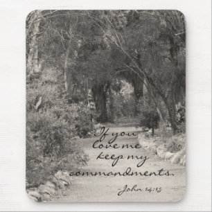 John 14:15 väg-foto musmatta