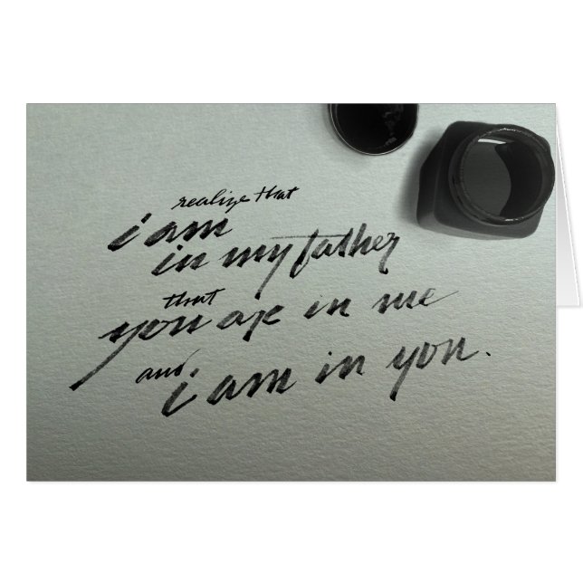 John 14:20 OBS kort (Framsidan Horizontal)