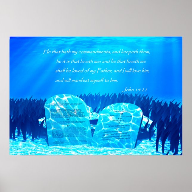 John 14:21 poster (Framsidan)