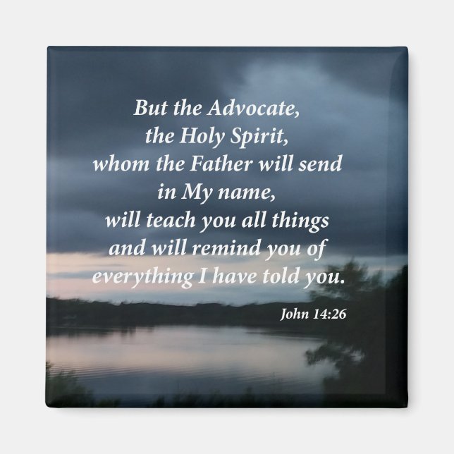 John 14:26 magnet (Framsidan)