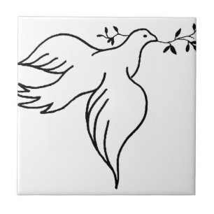 John 14:27 Bible verse Religion Christianity Dove Kakelplatta