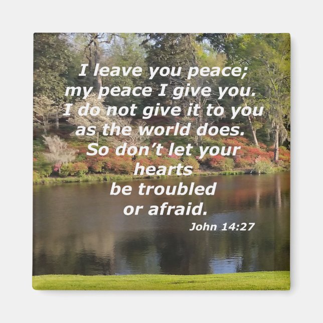 John 14:27 magnet (Framsidan)